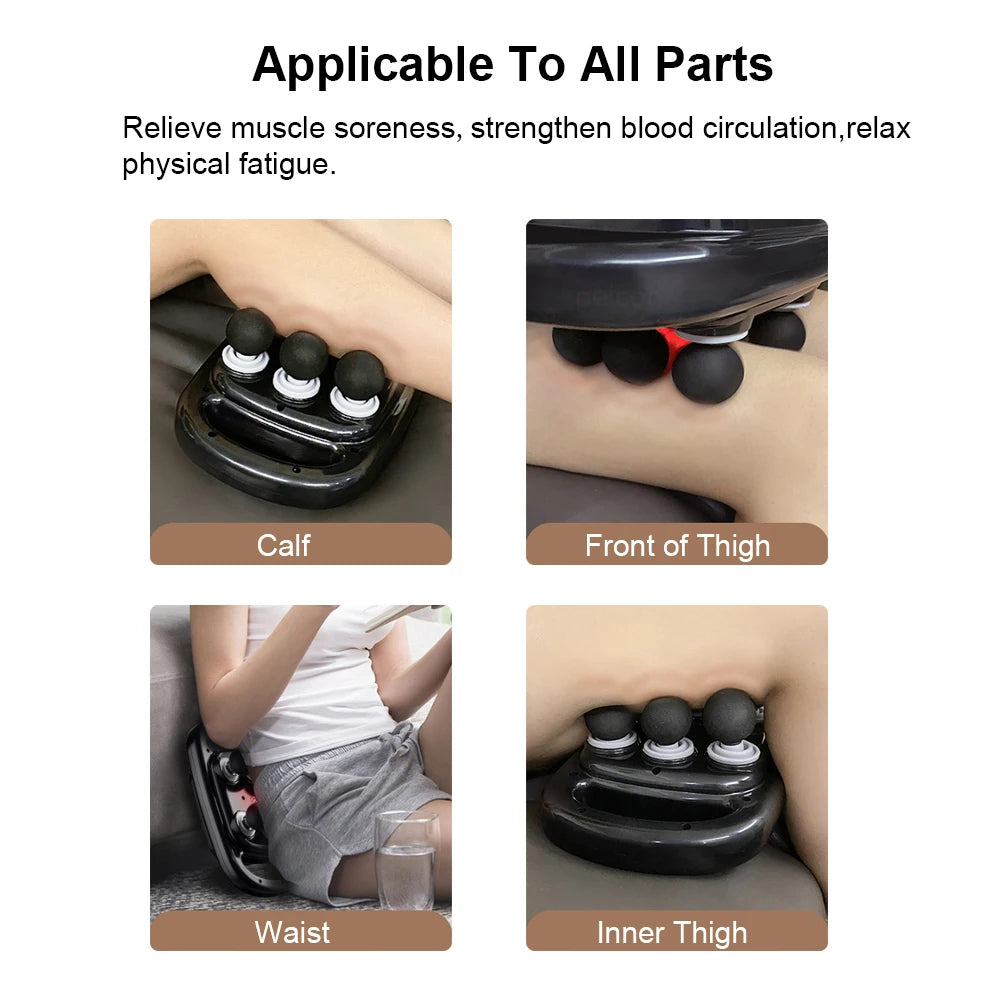 Fascia Gun Massager Six head feature